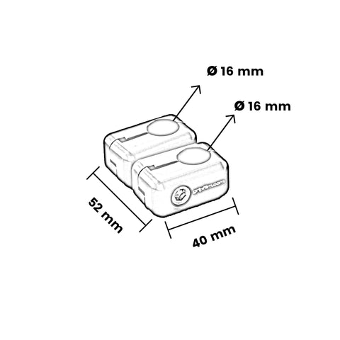16mm SWIVEL CLAMP SET