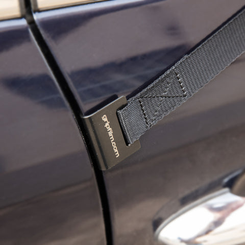 25mm (1”) BLACK CAR MOUNT RATCHET STRAP