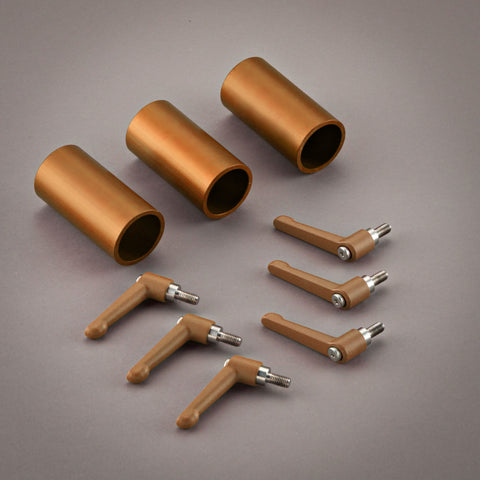 48.3mm (1"1/2) & M8 CLAMPING LEVER GOLDEN SET