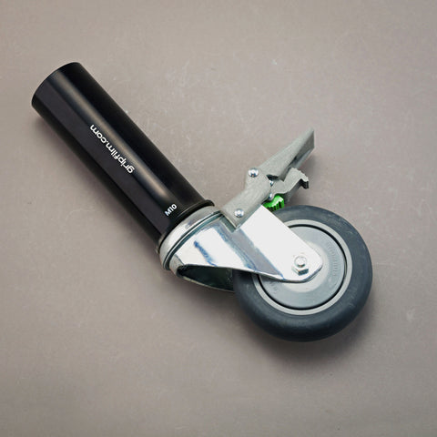 48.3mm (1"1/2 ) STARTER PIN WITH 100mm (4") WHEELS SET