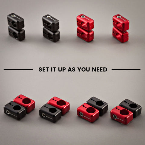 16mm - 19mm Camera rod SWIVEL CLAMP SET