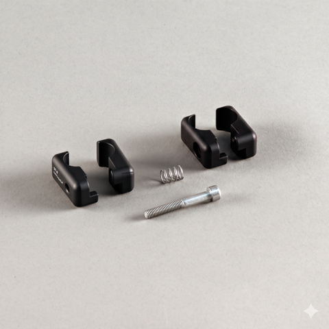 16mm - 20mm SWIVEL CLAMP SET - BLACK-TEK SUCTION CUPS
