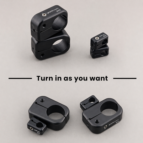 16mm (5/8) - 1" 1/4 (CALLED) 42mm SWIVEL CLAMP SET