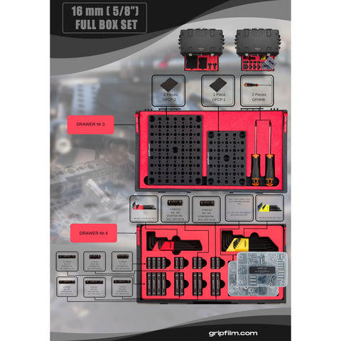 16mm ( 5/8" ) FULL BOX SET