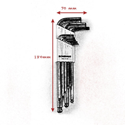 ALLEN KEY METRIC SET