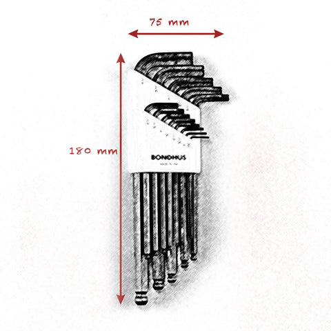 ALLEN KEY INCH SET