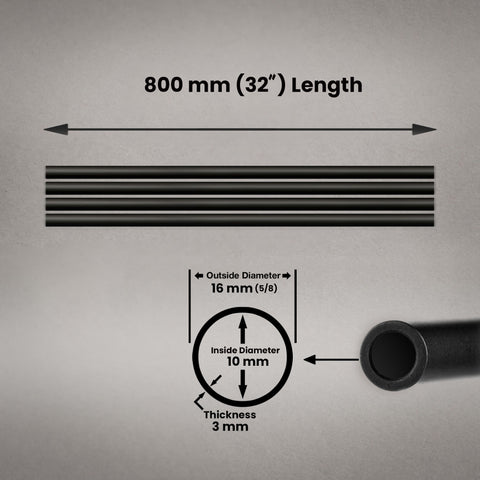 800mm PRECISION RODS 16mm SET