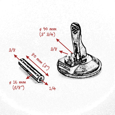 90mm (3" 1/2) SUCTION CUP