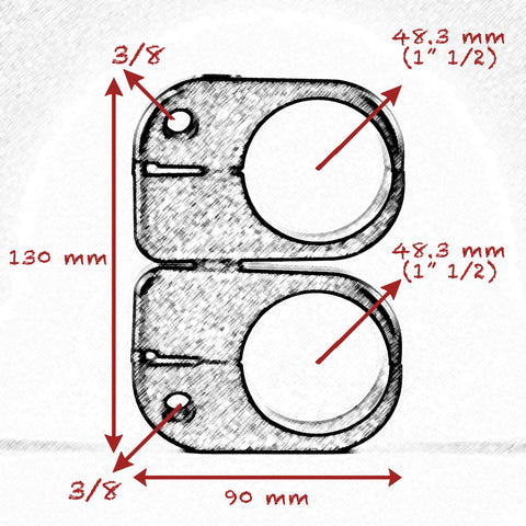 48.3mm SWIVEL CLAMP