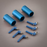 48.3mm (1"1/2) & M8 CLAMPING LEVER BLUE SET